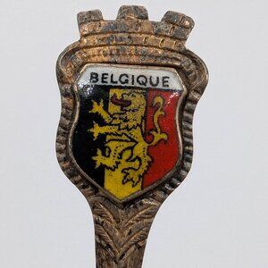Belgique Souvenir Spoons, Travel Spoons, Country Spoons, Decorative Spoons